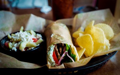 Sink Your Teeth Into Greek Fare at Santorini Gyro, Not Far From Village Square